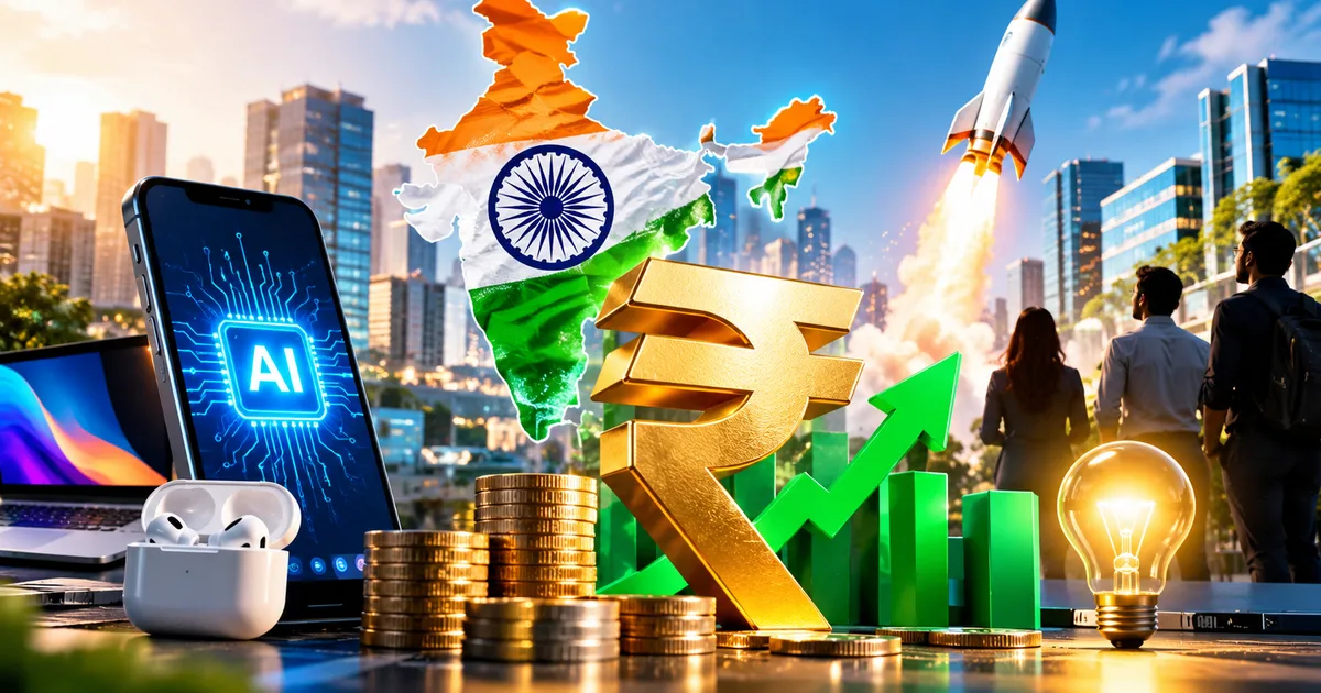 Latest tech news trends in India 2026 showing venture funding and electronics manufacturing developments