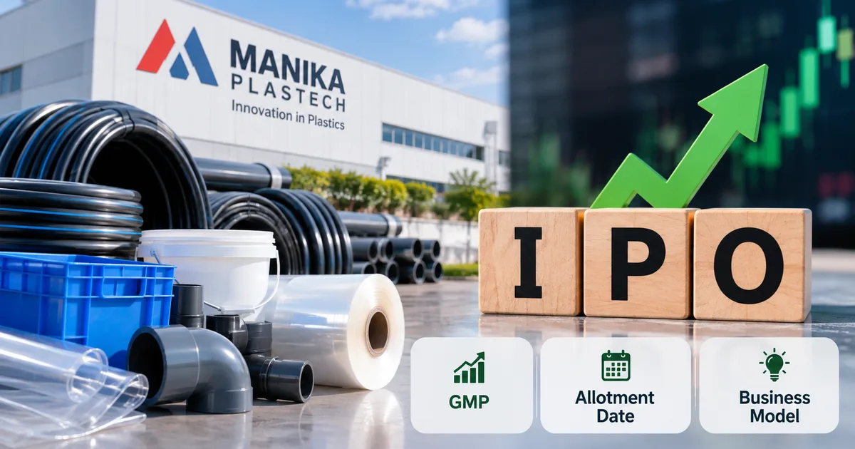 Manika Plastech IPO 2026 expected GMP and allotment status