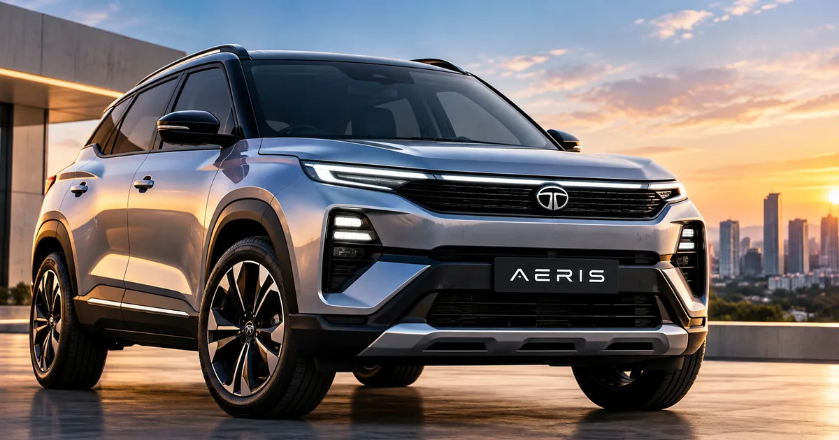 Tata Aeris car 2026 India launch front view design