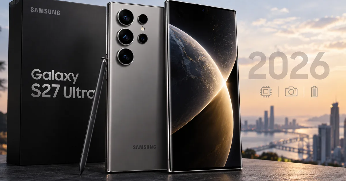 Samsung Galaxy S27 Ultra 2026 leaks showing new design and camera layout