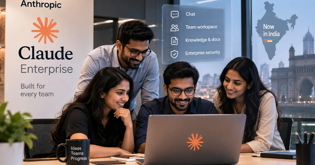 Anthropic Claude Enterprise 2026 India Launch Office