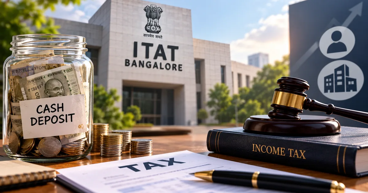 ITAT Bangalore cash deposit ruling 2026 tax implications for individuals