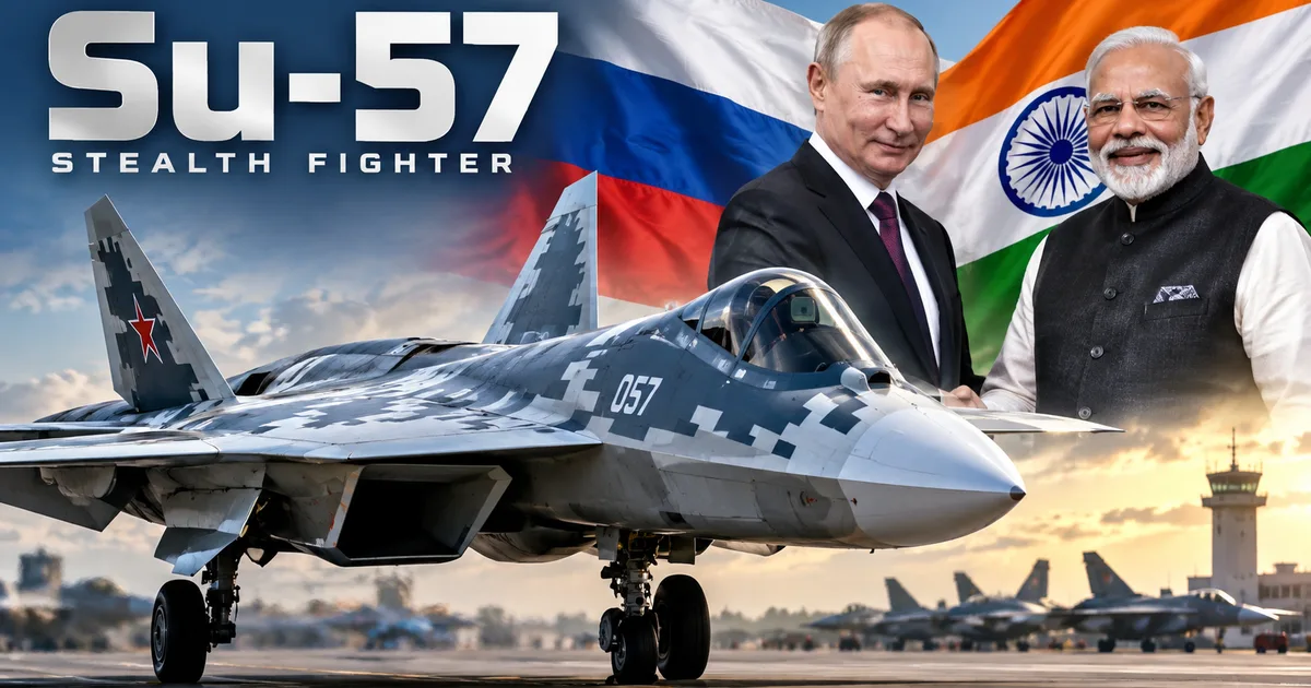 Russia Su-57 Stealth Fighter Jet India Deal 2026