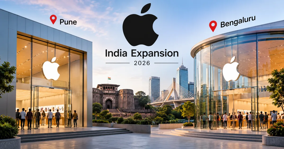 Apple store india expansion 2026 pune bengaluru