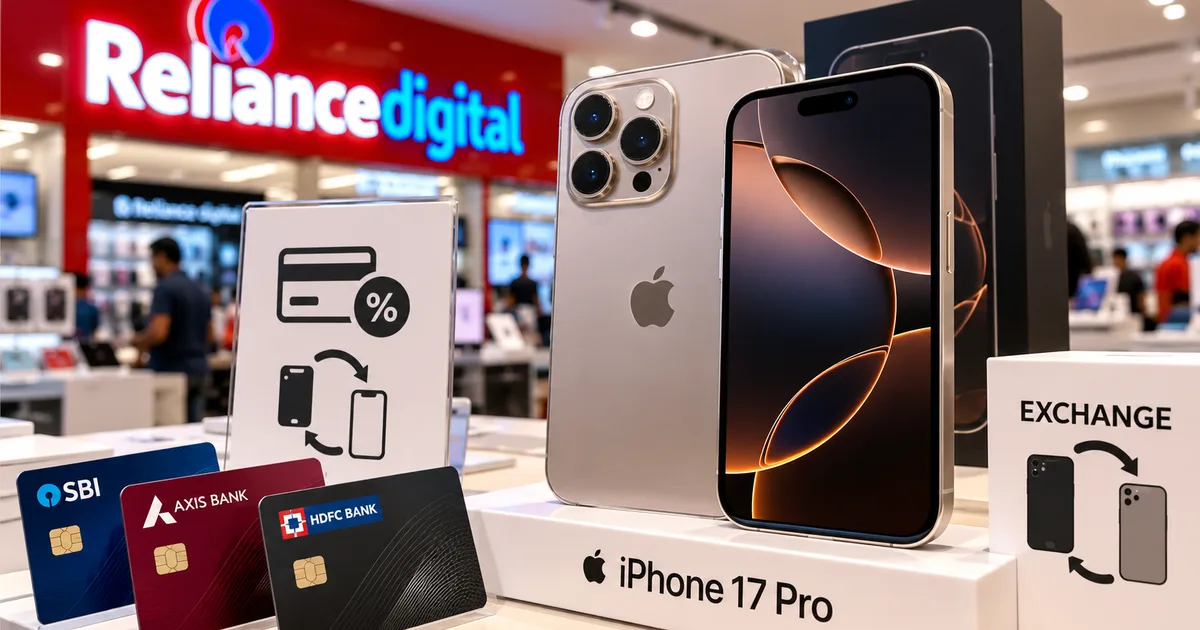 Reliance Digital iPhone 17 Pro Pre-Booking 2026 offers and discounts