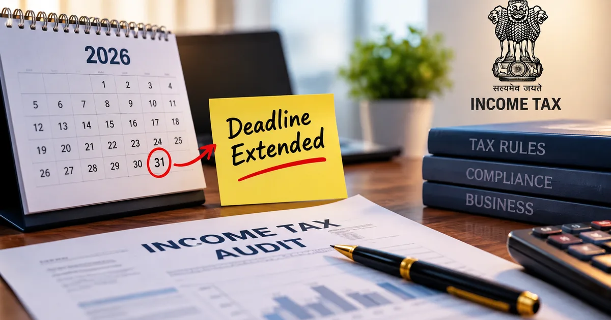 Income Tax Audit Due Date Extension 2026 deadline approaching