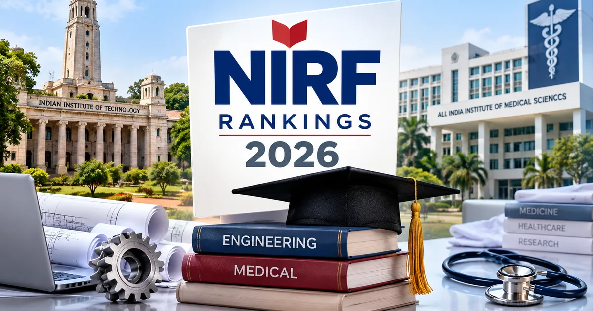 NIRF Rankings 2026 Top Indian Engineering and Medical Colleges List Explained