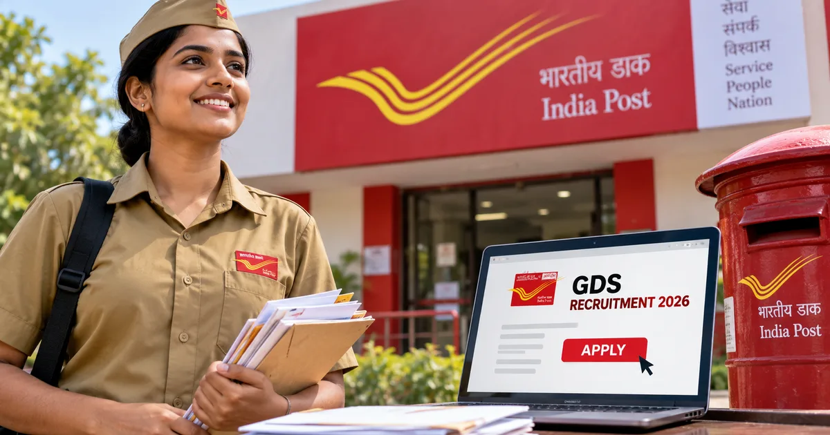 India Post GDS Recruitment 2026 application process on official website