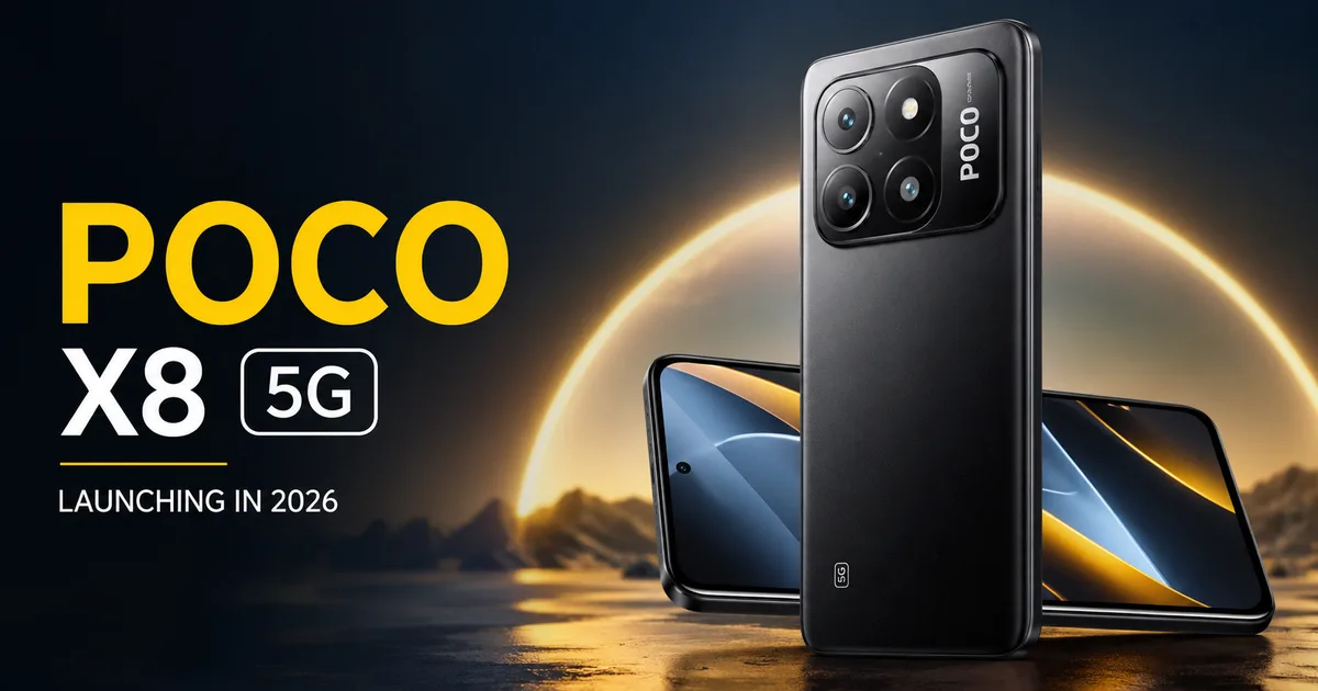 Poco X8 5G and X8 Power 5G smartphones with 9000mAh battery