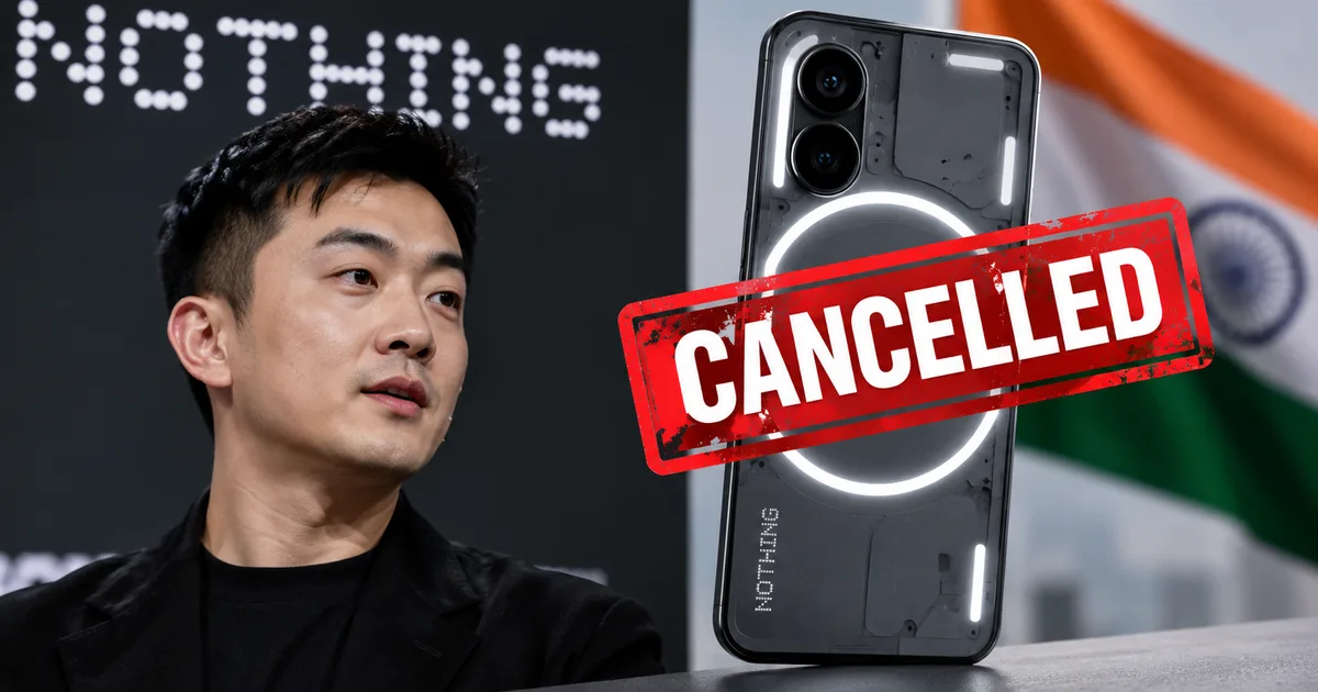 Carl Pei Nothing Phone 4 2026 India launch cancelled