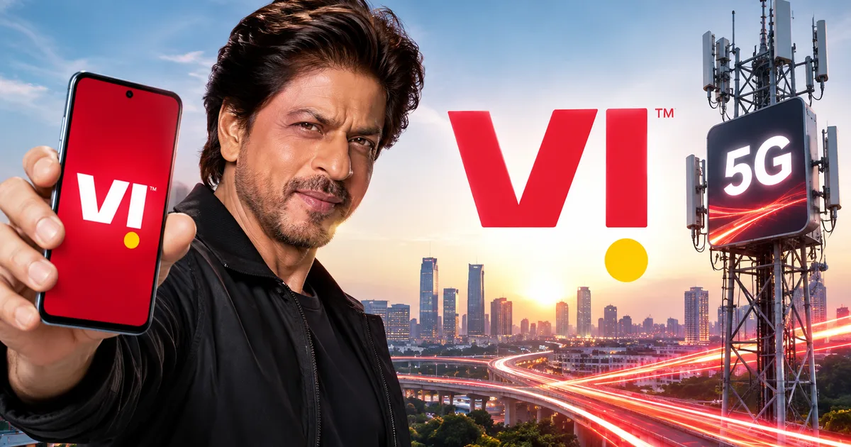 Shah Rukh Khan Vi Ad Campaign 2026 Vodafone Idea 5G Network Upgrades