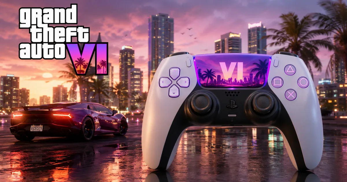 GTA 6 DualSense Controller Features 2026 limited edition white and black PS5