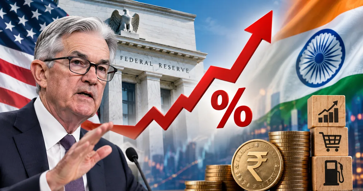 US Fed rate hike September 2026 impact on Indian stock market and rupee