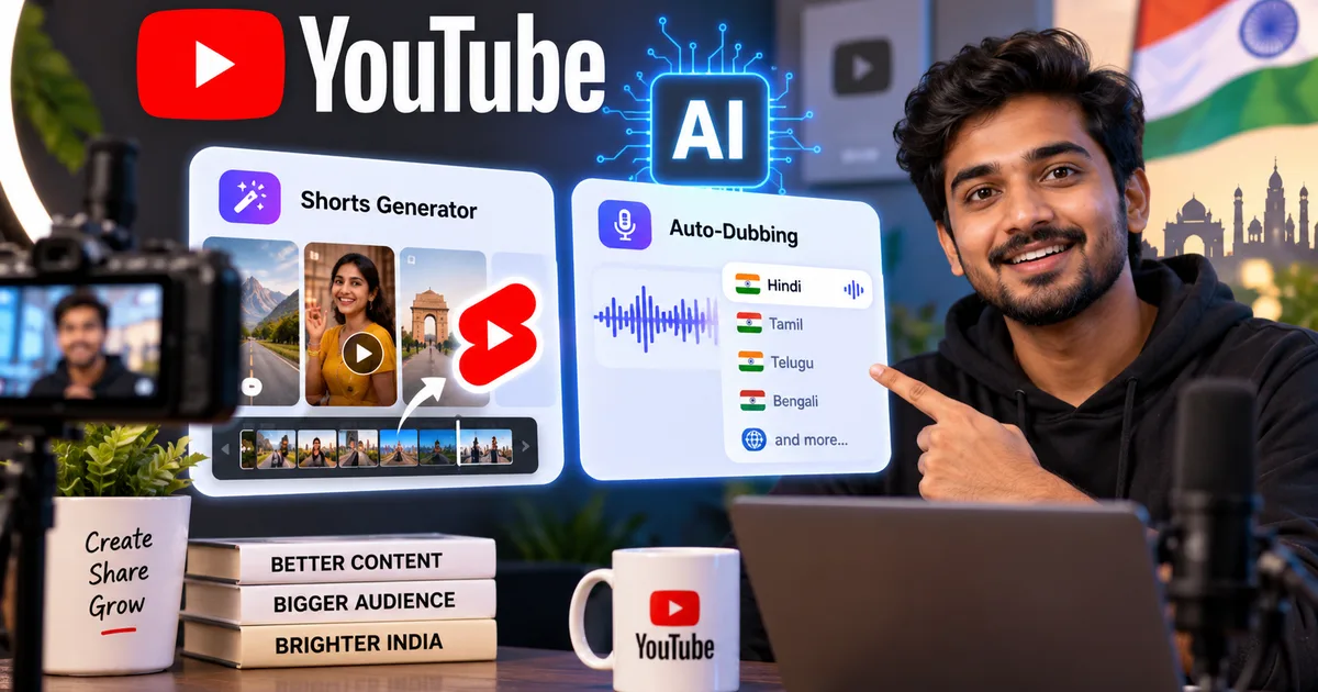 YouTube AI Creator Tools 2026 Shorts Generator Gemini Omni Interface
