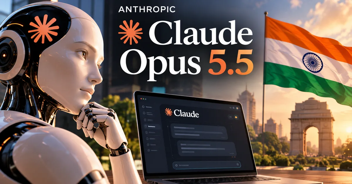 Anthropic Claude Opus 5.5 2026 India launch and new AI features