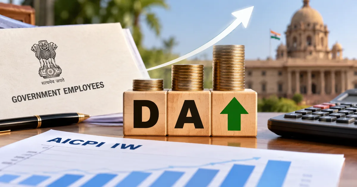 AICPI IW July 2026 data and DA calculation impact on government employee salary