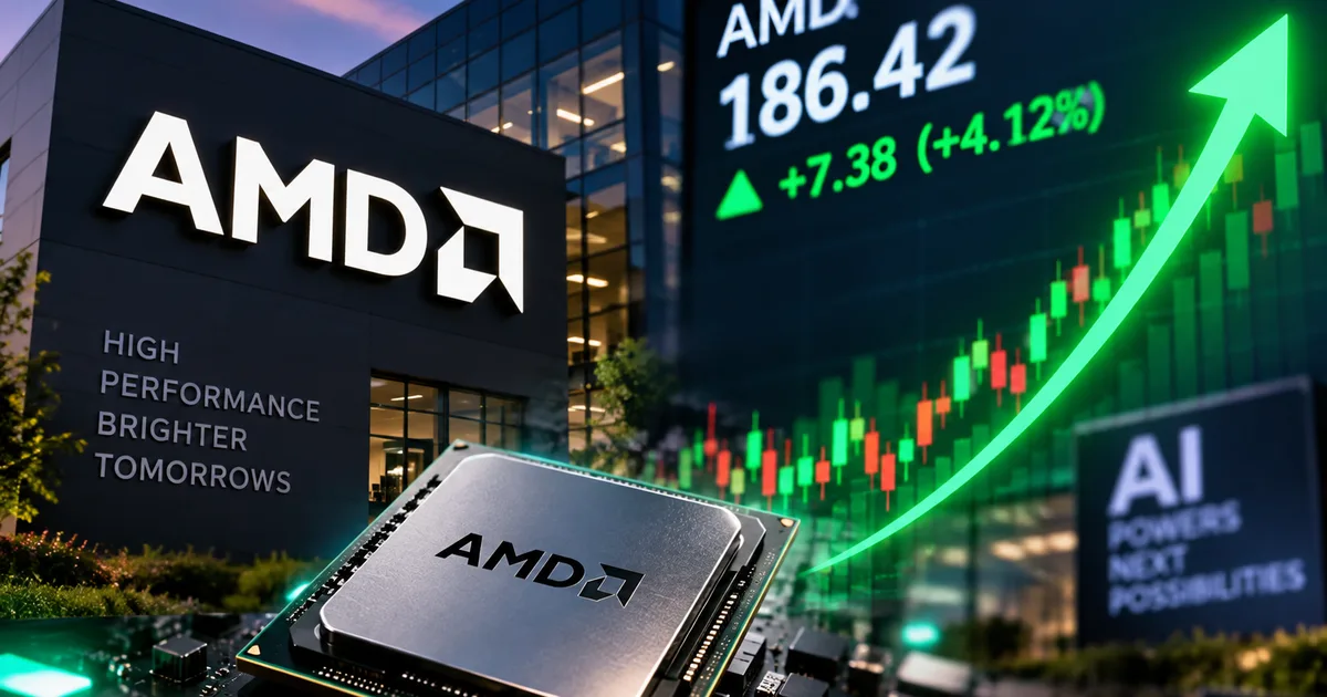 AMD share price surge September 2026 graph showing $1 trillion market cap