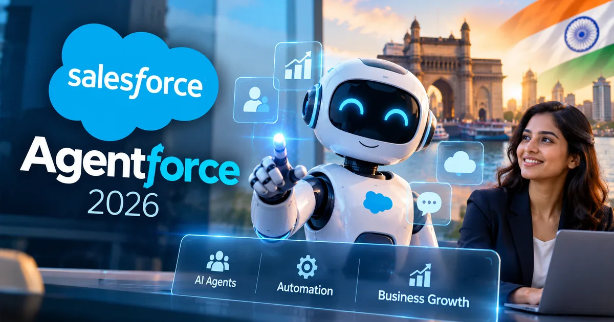 Salesforce Agentforce 2026 India AI agents dashboard