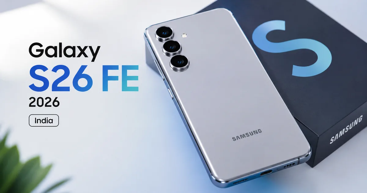 Samsung Galaxy S26 FE 2026 India Launch in Pistachio color