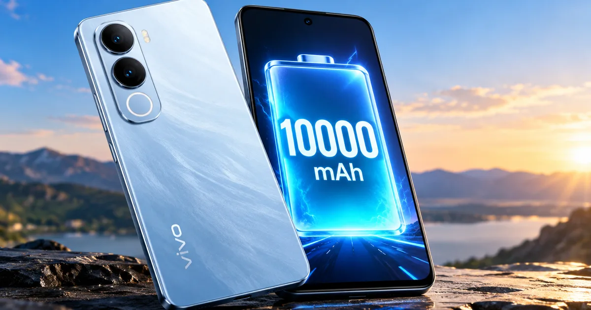 Vivo Y600 10000mAh battery phone leaked design and fast charging setup
