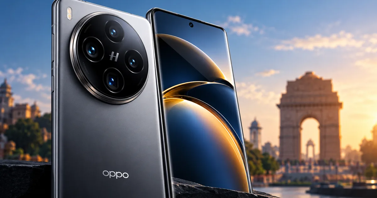 Oppo Find X10 Pro 5G smartphone camera module and curved display