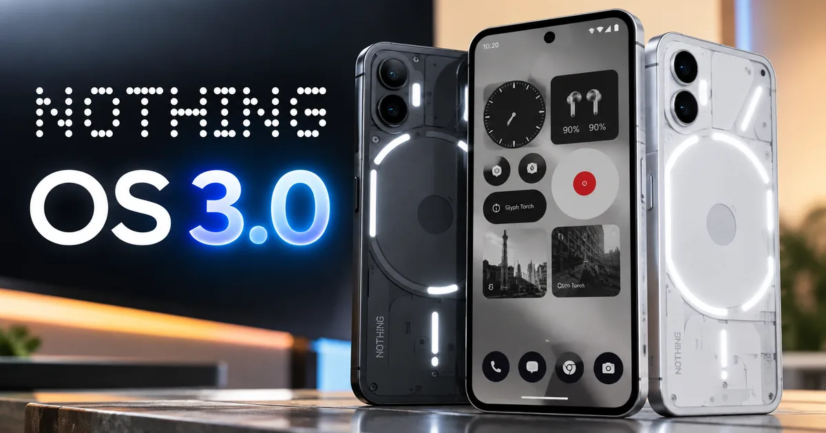 Nothing OS 3.0 update running on Nothing Phone in India