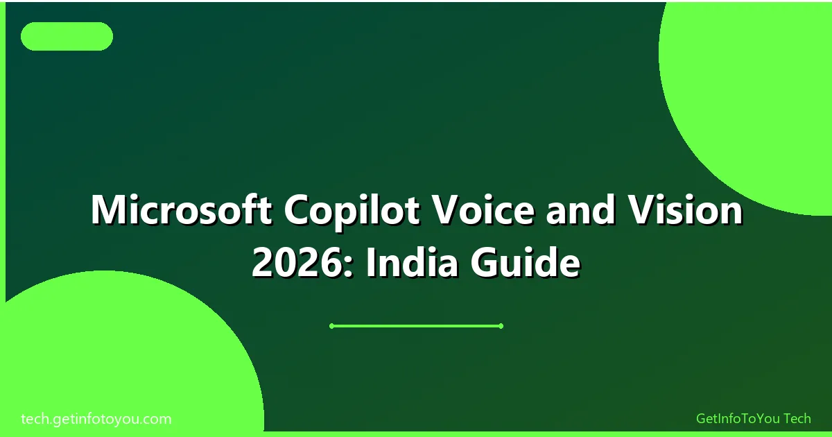 Microsoft Copilot Voice and Vision 2026 interface on Windows laptop and smartphone