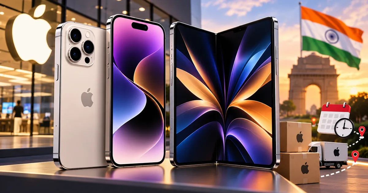 Apple iPhone Duo 2026 foldable iPhone pre-order India price Rs 2,99,900 shipping delay January 2027