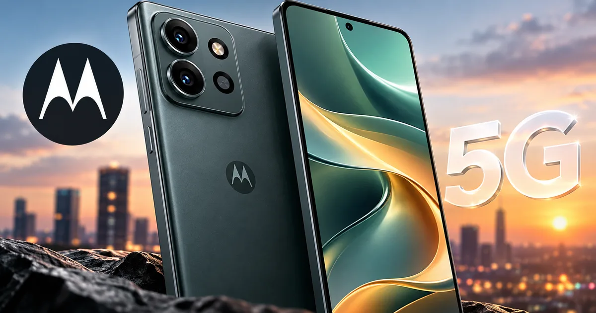 Motorola Edge 70 Neo 5G in Pantone color options showcasing rear camera module