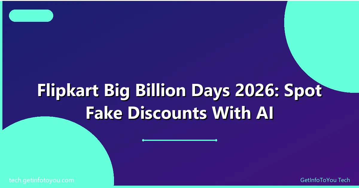 Flipkart Big Billion Days 2026 sale on a smartphone screen showing AI price trackers