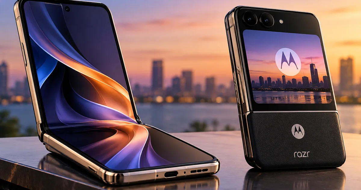 Motorola Razr Flex wide foldable smartphone expected design and display