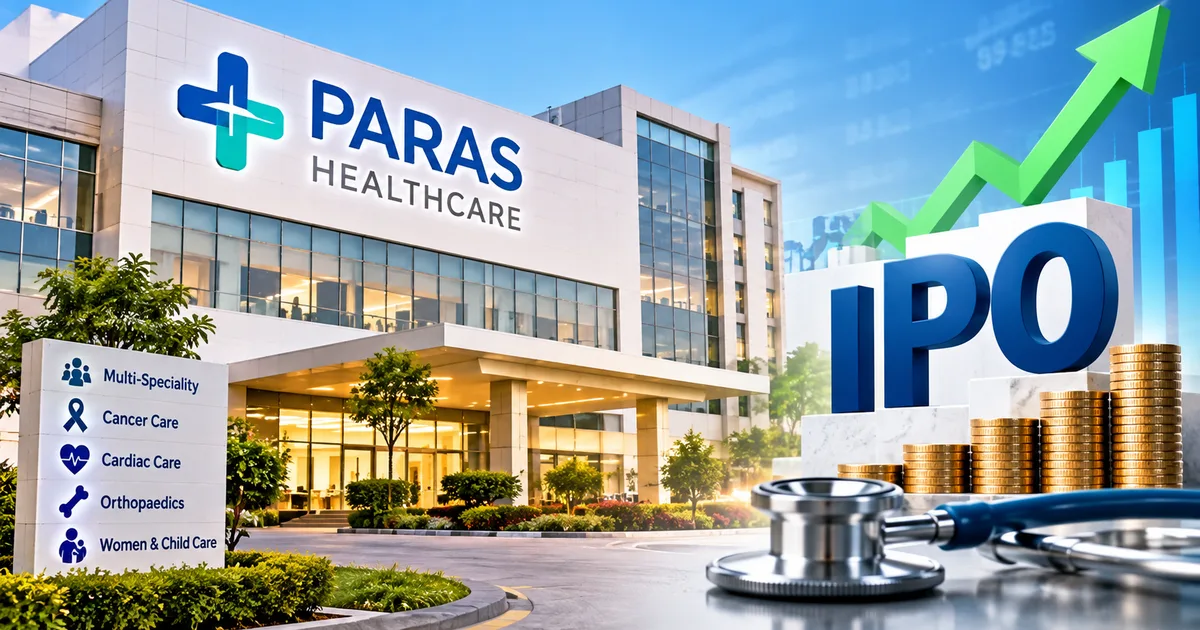 Paras Healthcare IPO 2026 price band and hospital network expansion